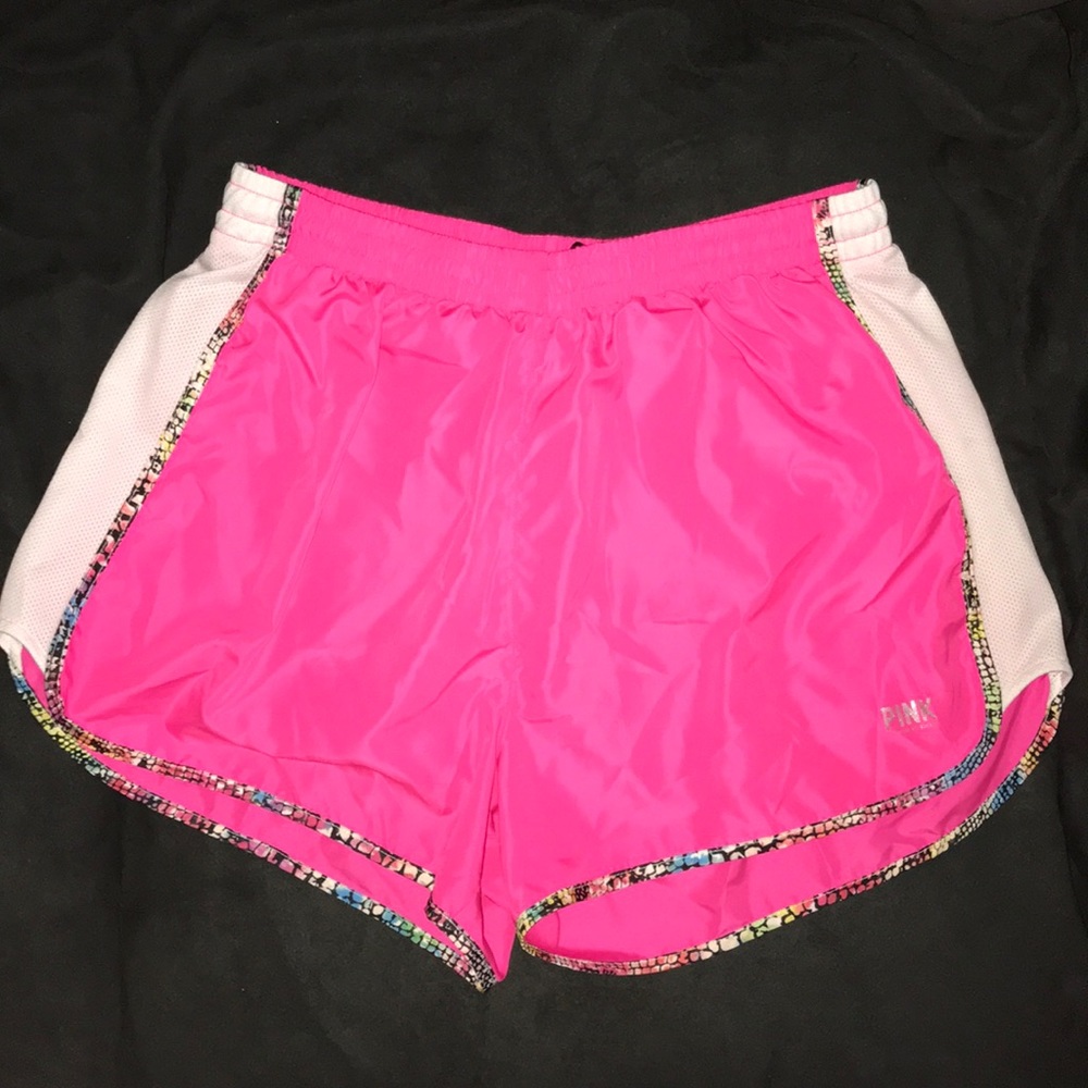 Hot pink PINK athletic shorts